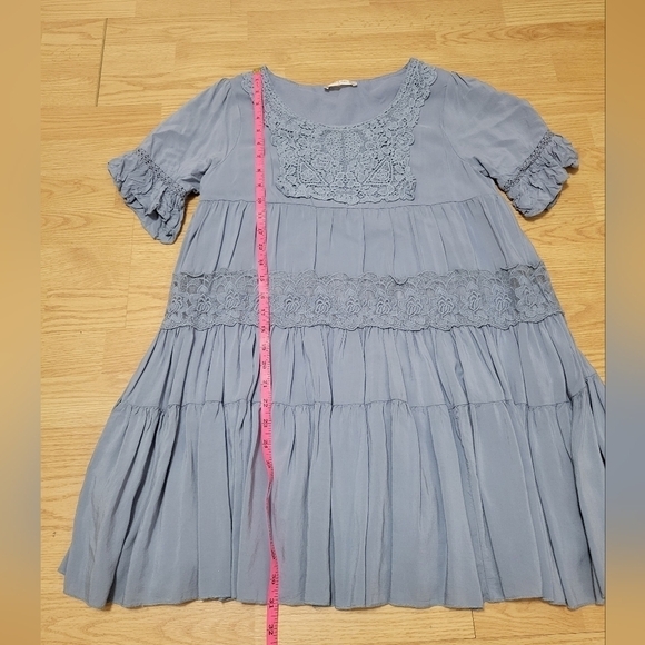 NWOT ❤ ALTAR'D STATE BOHO STYLE LACE DETAIL TUNIC SZ SMALL - Picture 10 of 10